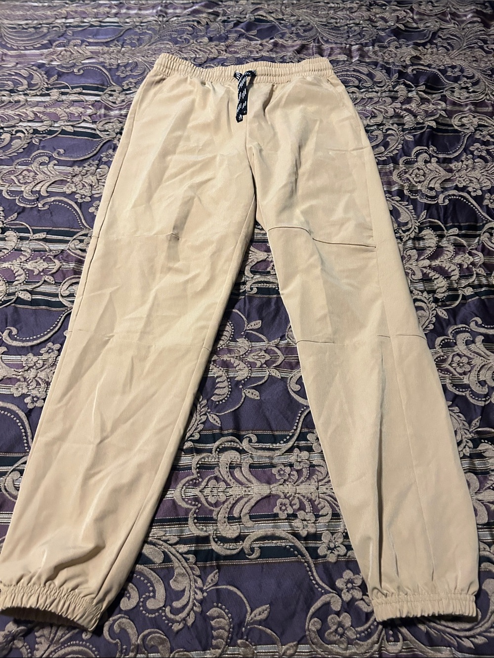 Avalanche Outdoor Kids L 14/16 Khaki/Tan School Uniform Joggers Windpants